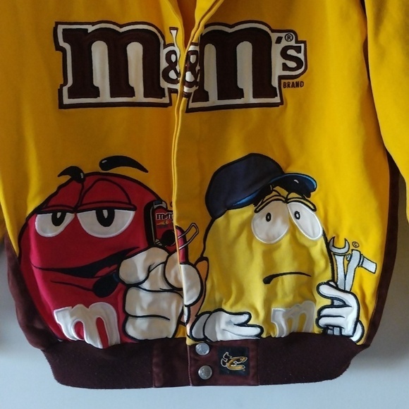 Chase Authentics Vintage Elliot Sadler NASCAR M&M's Jacket - Picture 3 of 10